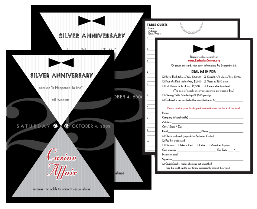 Invitation RSVP Card and Guest Card